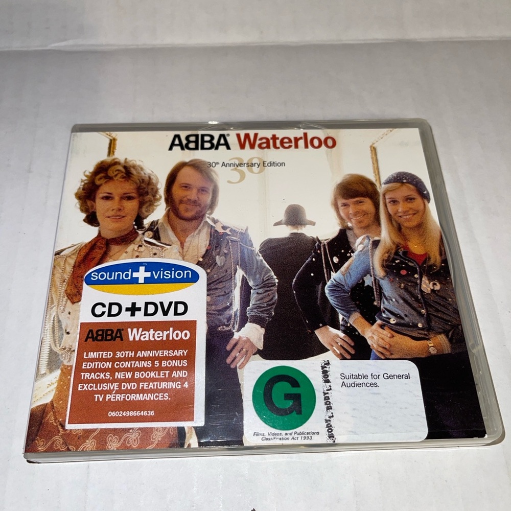 Abba Waterloo Cd Dvd 30th Anniversary Edition PAL 602498664636